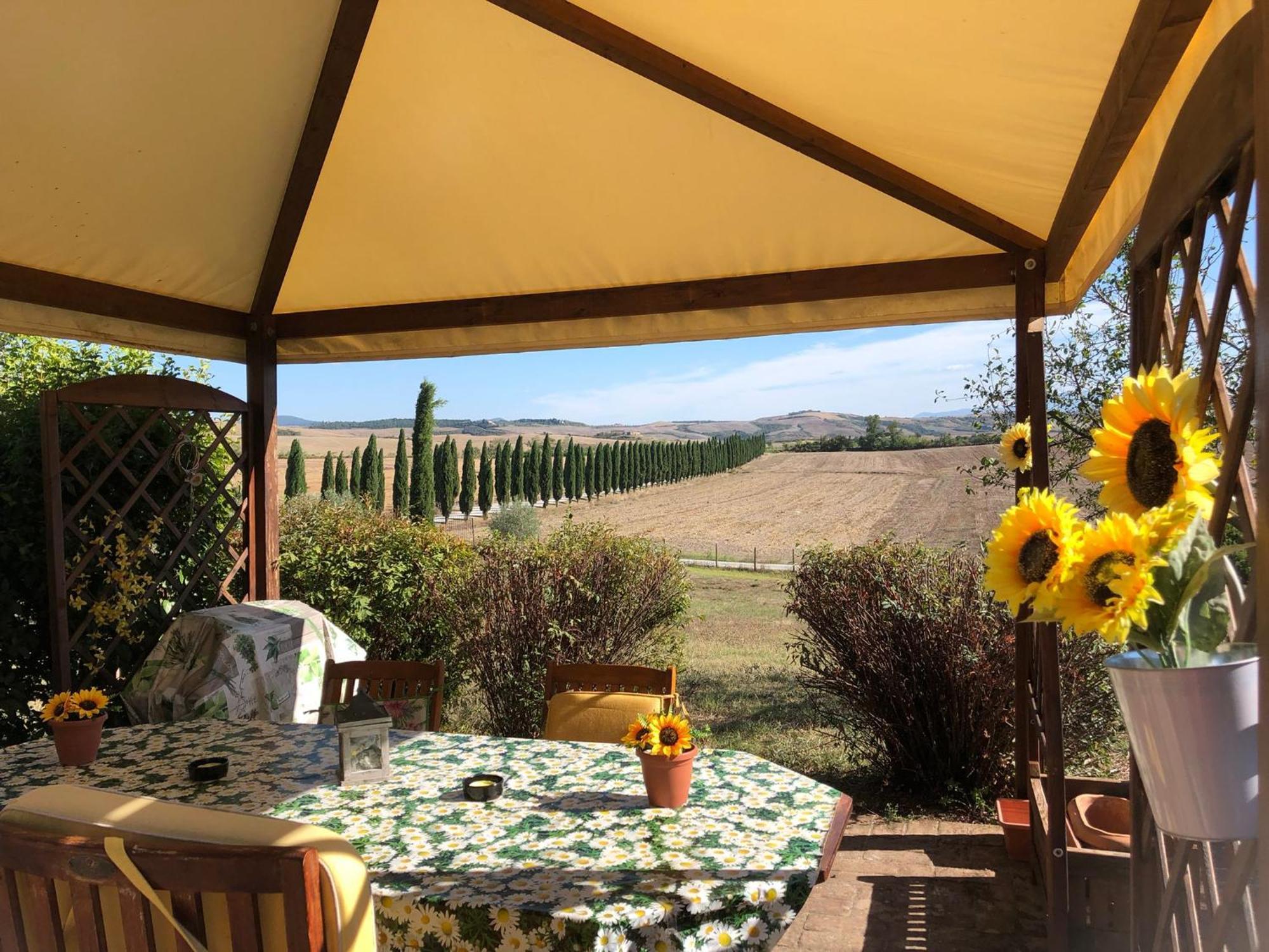 Casa Country House Girasole Vakantie Huis-Wakacje Huis Asciano Exteriör bild