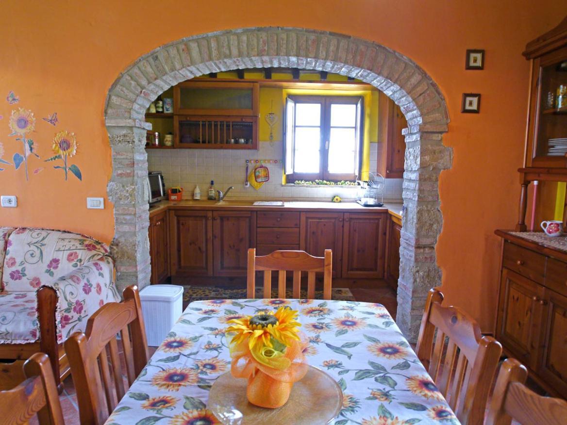 Casa Country House Girasole Vakantie Huis-Wakacje Huis Asciano Exteriör bild